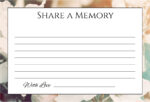 Funeral Share A Memory Card Photo Box Memorial