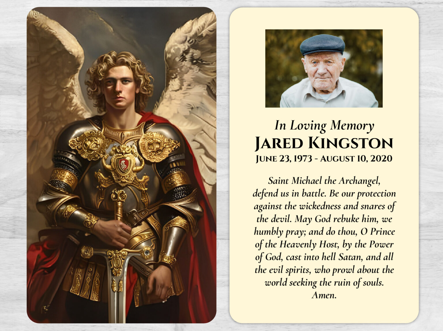 Holy Family Saint Prayer Card - 1164 - DisciplePress - Memorial &amp; Funeral Printing