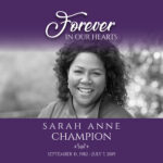 Purple Gradient Theme Funeral Memorial Fan Printing