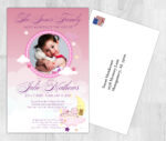Infant Theme Death Memory & Remembrance Cards To Remember A Loved One
