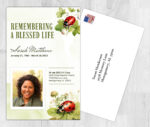 Lady Bug Theme Death Memory & Remembrance Cards To Remember A Loved One