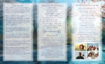 River Mountain Trifold Funeral Program Print