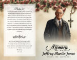 Catholic Mass Rosary Funeral Memorial Program Print