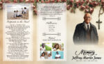 Catholic Mass Trifold Funeral Memorial Program Print