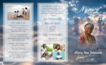 Heavens Gates Trifold Funeral Program Print