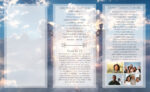 Heavens Gates Trifold Funeral Program Print