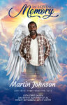 Stairway To Heaven Angel Wings Funeral Memorial Program Prints