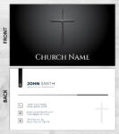 Church ministry business card prints