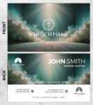 Church ministry business card prints