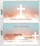 Church ministry business card prints