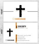 Church ministry business card prints