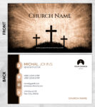 Church ministry business card prints