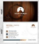 Church ministry business card prints