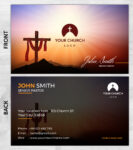 Church ministry business card prints