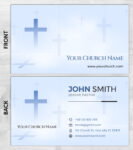 Church ministry business card prints