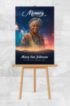 Starry Night Sky Memorial Funeral Poster Prints