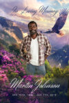 On Eagels Wings Funeral Memorial Poster Print