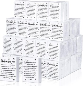 Remember me Memorial Funeral Tissues