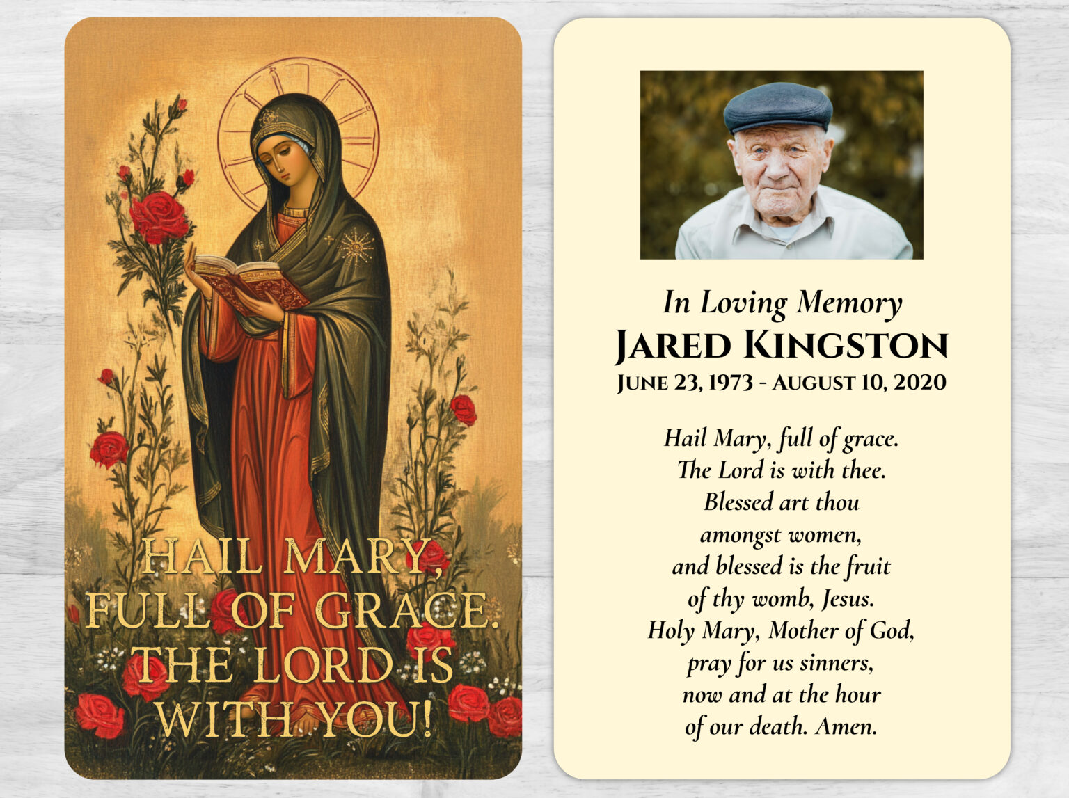 Saint Prayer Cards - DisciplePress - Memorial &amp; Funeral Printing