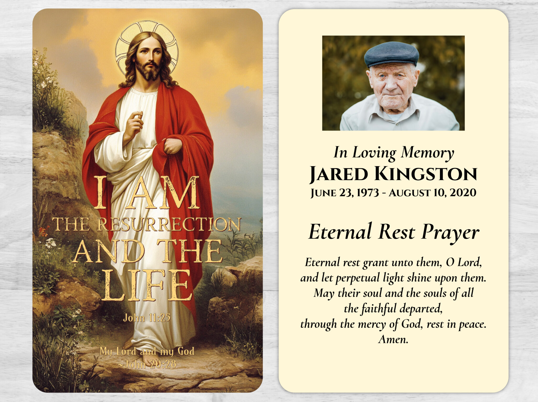 Saint Prayer Cards - DisciplePress - Memorial &amp; Funeral Printing