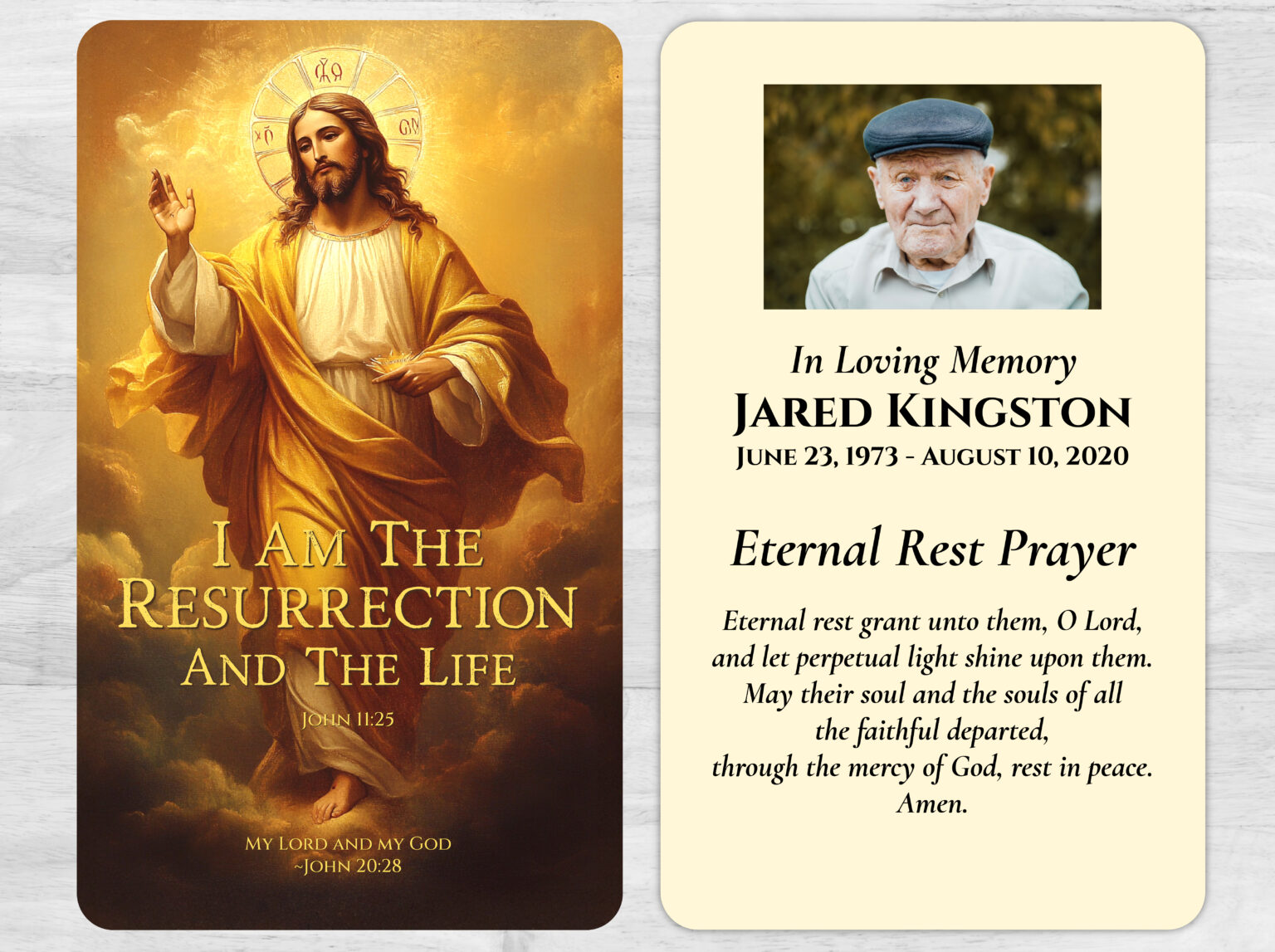 Saint Prayer Cards – DisciplePress – Memorial &amp; Funeral Printing