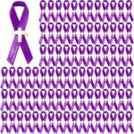 Purple Cross Funeral Ribbons (50qty) – 1020