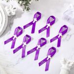 Purple Cross Funeral Ribbons (50qty) – 1020