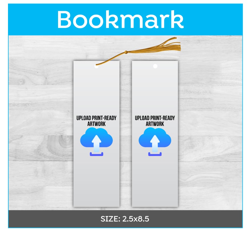 Bookmark Print Ready Artwork Upload