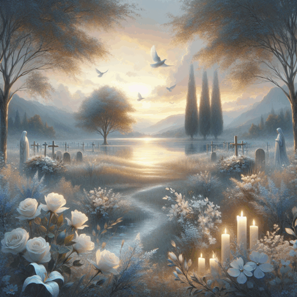Creating a Lasting Tribute: A Comprehensive Guide to Writing an Obituary - peaceful and comforting visual