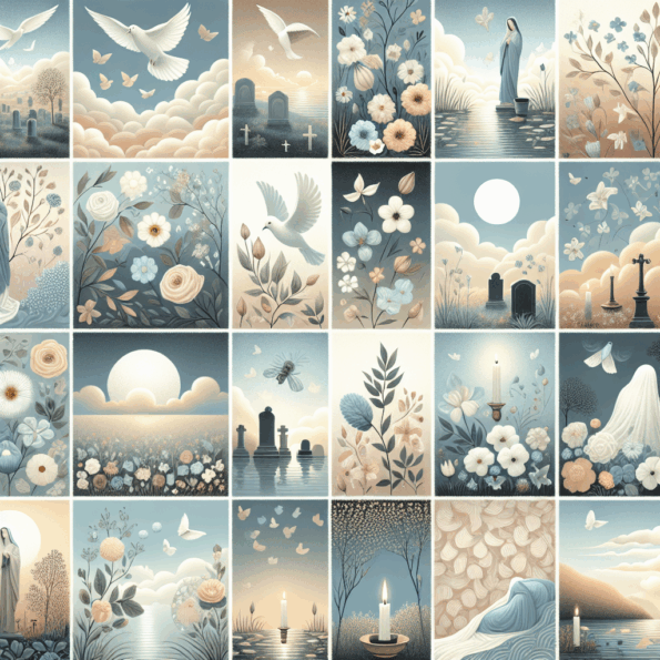 Preserving Memories with Funeral Bookmarks by DisciplePress - peaceful and comforting visual