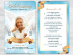 Angel Wings Prayer Card Memorial Card