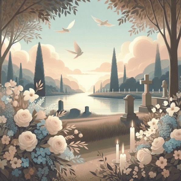 Transforming Funeral Programs into Cherished Mementos: A Guide to Creating Lasting Keepsakes - peaceful and comforting visual