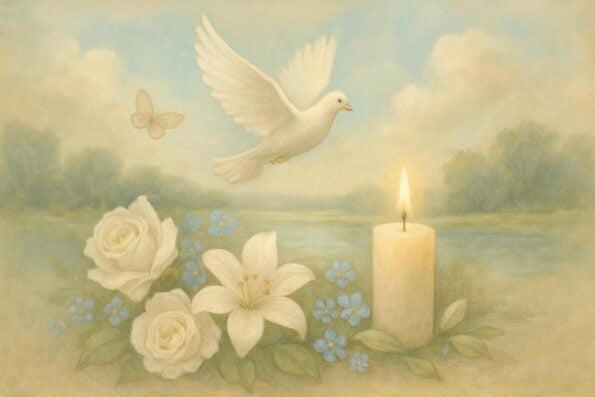 Avoiding Spelling and Grammar Errors in Funeral Programs: A Compassionate Guide to Honoring Memories - peaceful and comforting visual