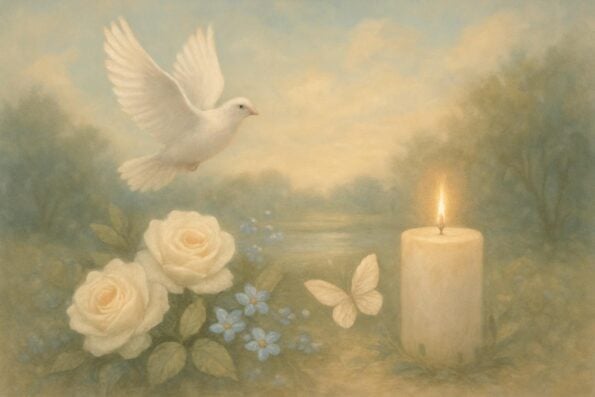 Best Bible Verses to Include on Funeral Programs: Comforting Scripture for Lasting Tribute - peaceful and comforting visual