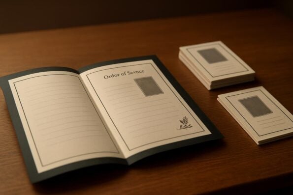 Black Funeral Program Layouts: Elegant Designs and Examples