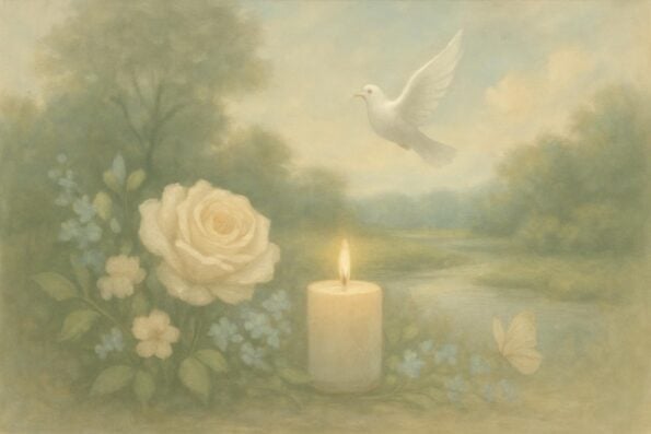 Budget Funeral Programs for Small Churches: Design and Printing Advice - peaceful and comforting visual