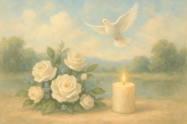 Can I Bring My Own Printed Materials to the Funeral Home? A Compassionate Guide for Families - peaceful and comforting visual
