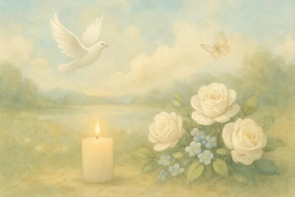 Can You Print Black and White vs Color Photos for Funeral Programs? A Compassionate Guide for Families - peaceful and comforting visual