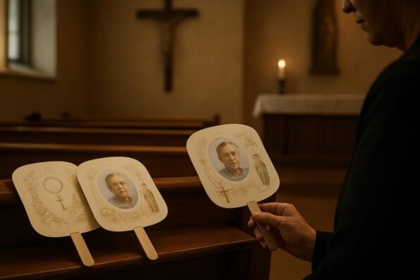 Catholic Funeral Fans: Traditions, Prayers, and Design Ideas