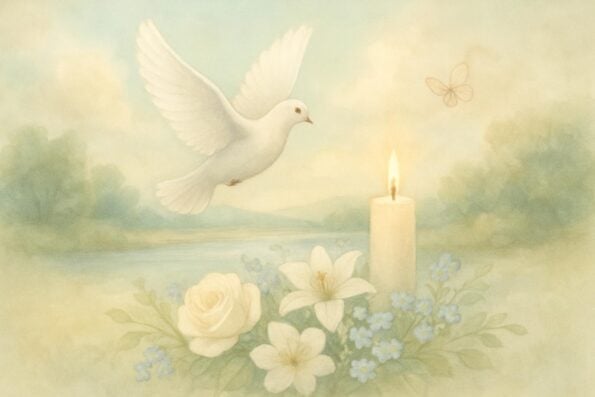 Christian Sympathy Card Messages: Faith-Based Examples and Verses for Comfort and Hope - peaceful and comforting visual