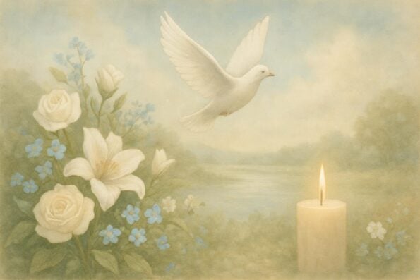 Comforting Bible Verses to Share with a Grieving Friend: Scriptural Support for Heartfelt Outreach - peaceful and comforting visual
