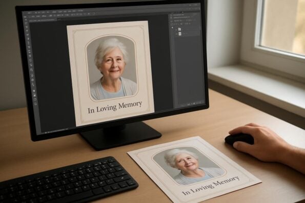 Commemorating a Loved One: How to Print an AI-Generated Memorial Poster for a Funeral or Celebration of Life