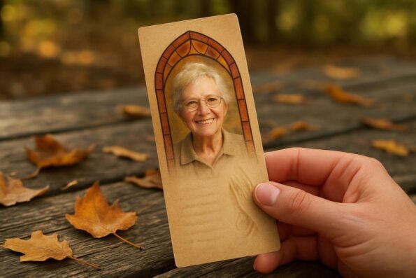 Examples of Custom Memorial Bookmarks for Inspiration: A Visual Tribute Gallery