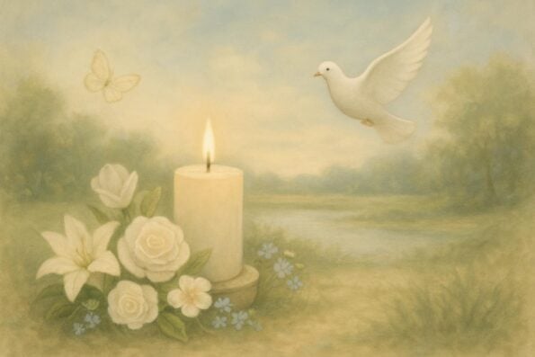 Finding Comfort in Simplicity: A Step-by-Step Guide to Ordering Funeral Programs Online with DisciplePress - peaceful and comforting visual
