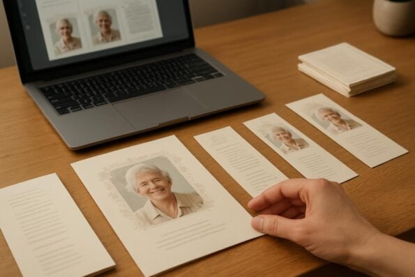 From Digital Words to Lasting Keepsakes: Turning a ChatGPT-Written Obituary Into a Printed Funeral Program
