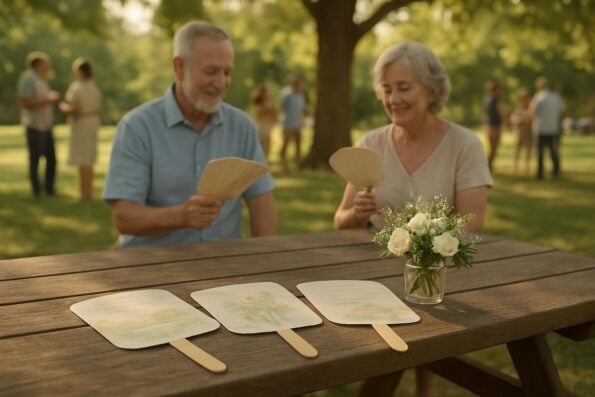 Funeral Fans vs. Programs for Summer Services: Choosing the Right Option for Warm-Weather Memorials