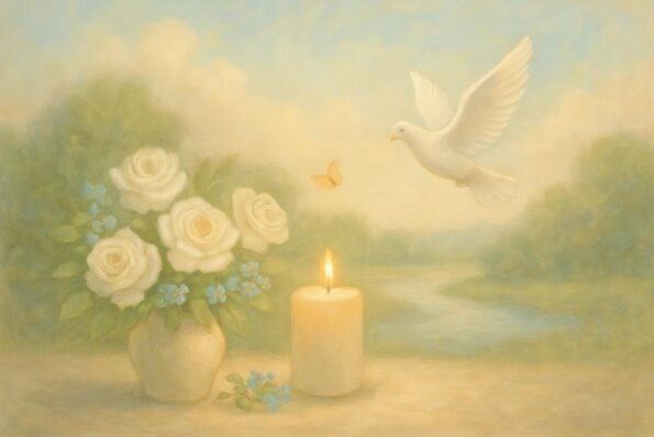 Funeral Planning Checklist for a Parent: What Every Family Needs - peaceful and comforting visual