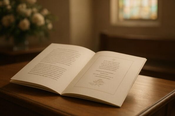 Funeral Program Wording: Phrases and Examples for Every Section
