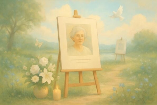 How Many Memorial Poster Easels Should You Have at a Funeral? A Compassionate Guide for Families and Planners - peaceful and comforting visual
