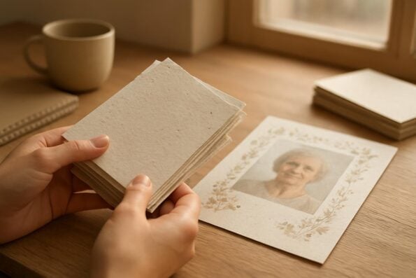 How to Choose Recycled Paper for Funeral Programs and Memorial Cards: A Compassionate Guide